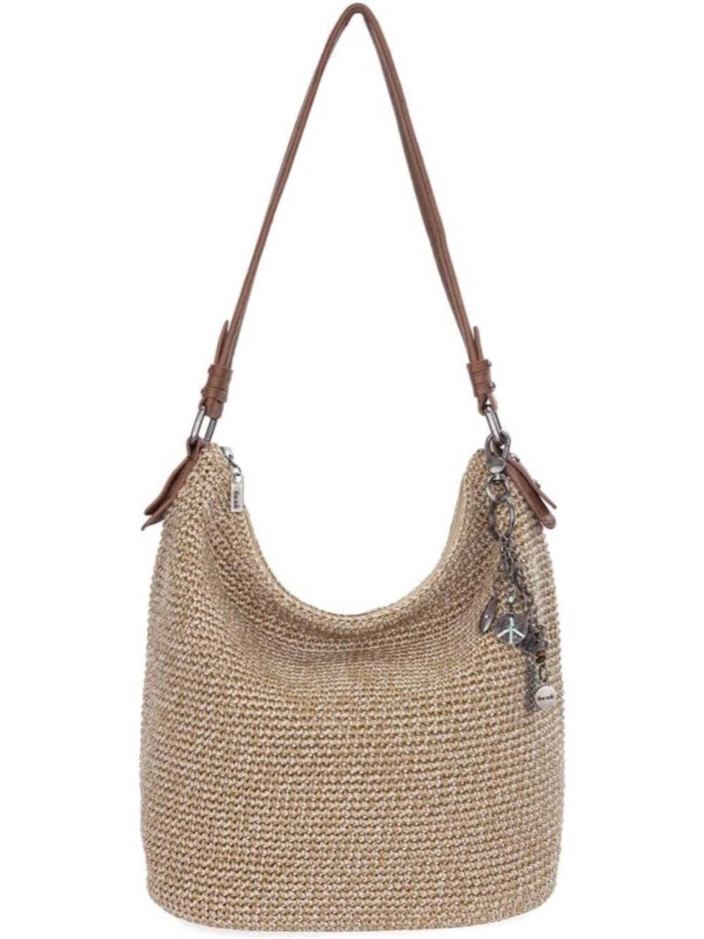 Sequoia Hobo Bag - Hand Crochet Large Women's Purse for Everyday & Travel - Dura